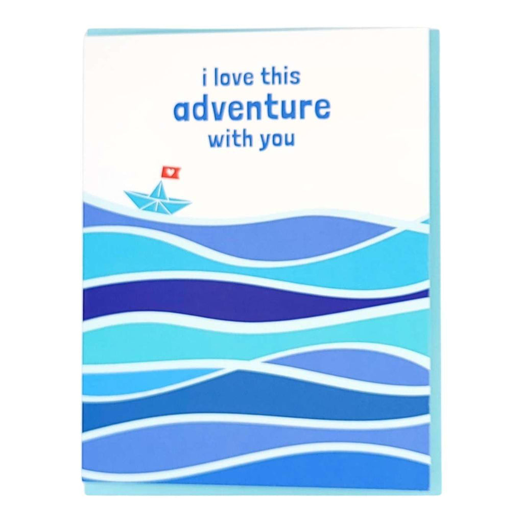 Card - Anniversary - I Love This Adventure with You by Graphic Anthology