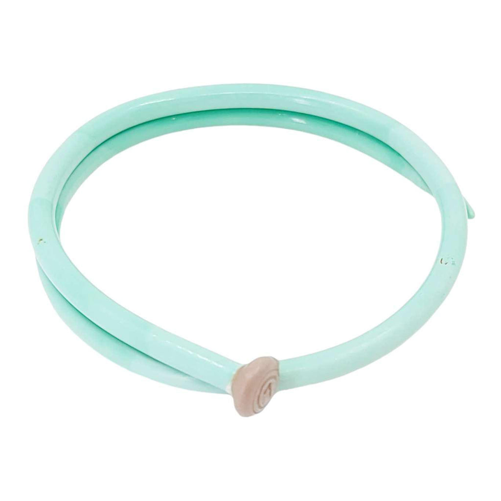 Bracelet - Vintage Knitting Needle (Seafoam) by Crafty Earth Monkey