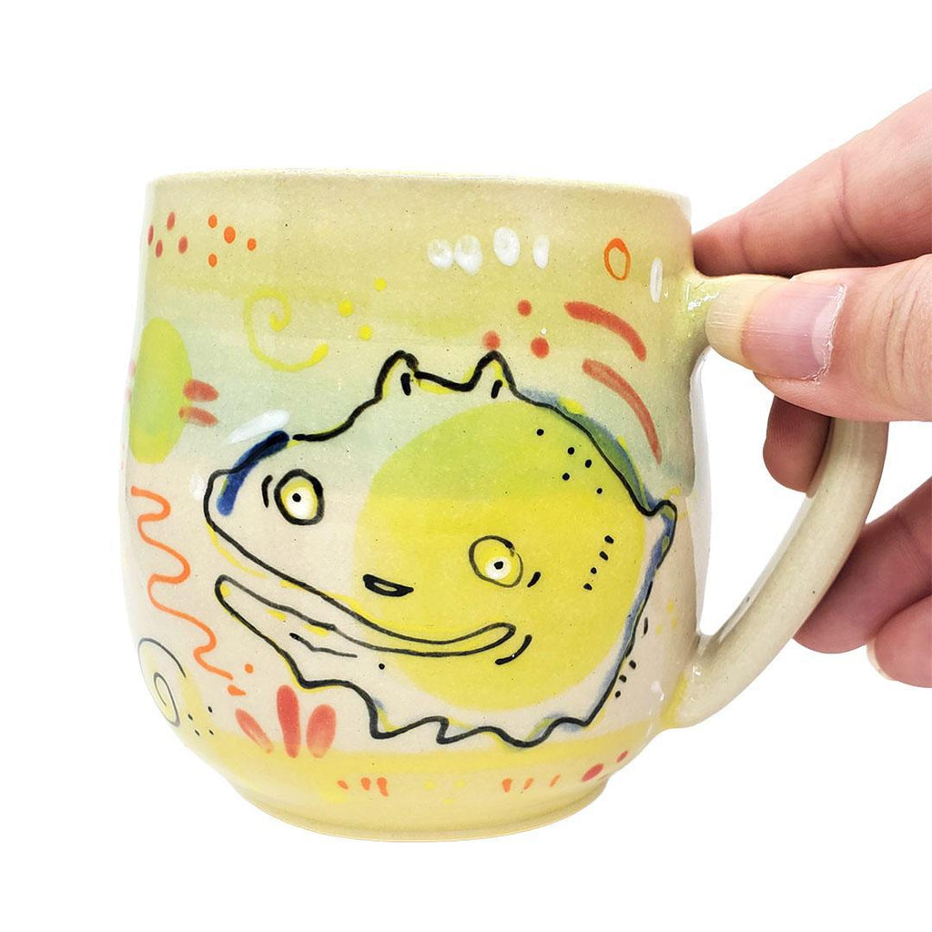 Mug - 14oz - Lime Doodles (A or B) by Dwadlings