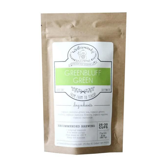 Tea Blend - Caffeinated - Green Bluff Green by Winterwoods Tea Company