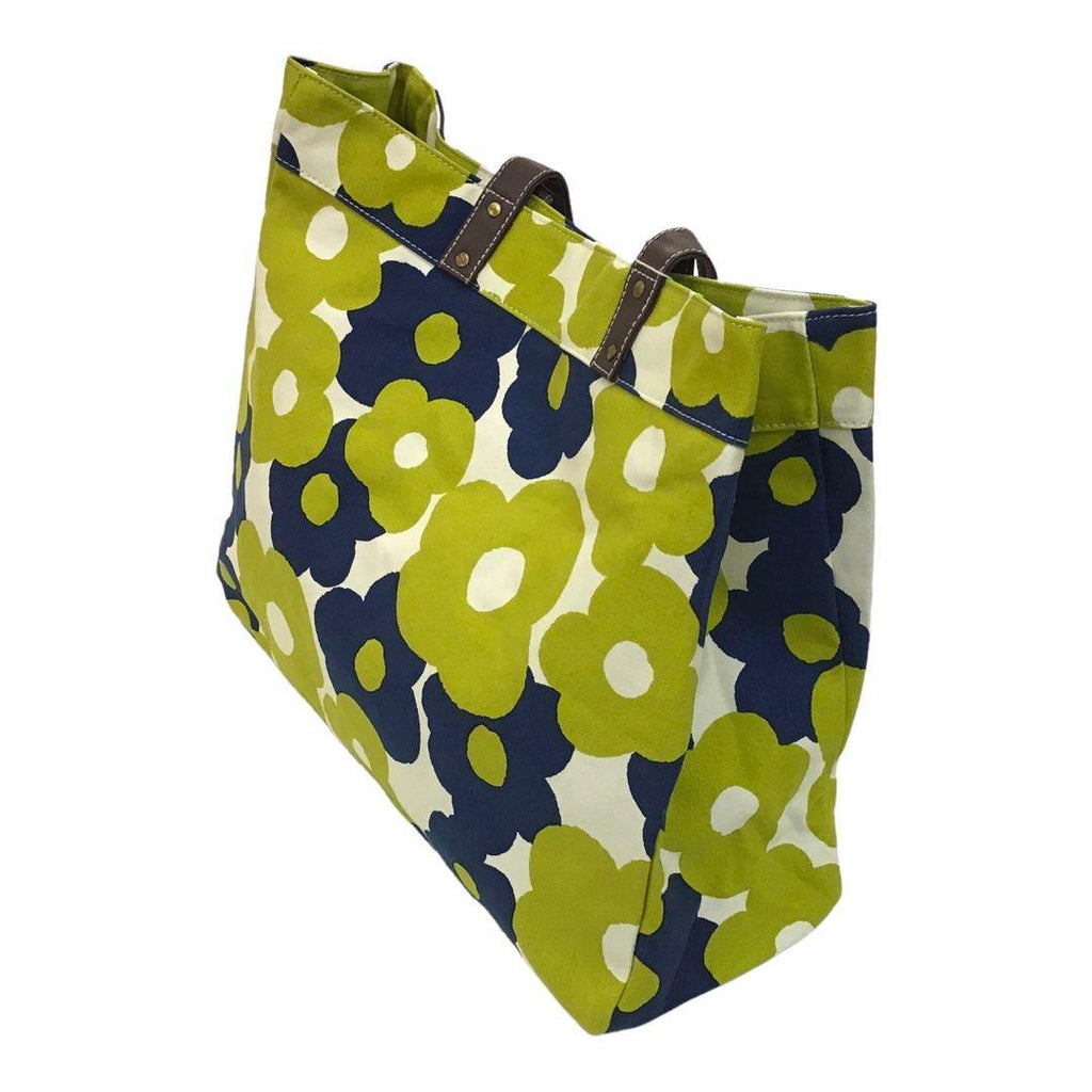 Carryall Tote - Hana Green and Blue Floral by MAIKA