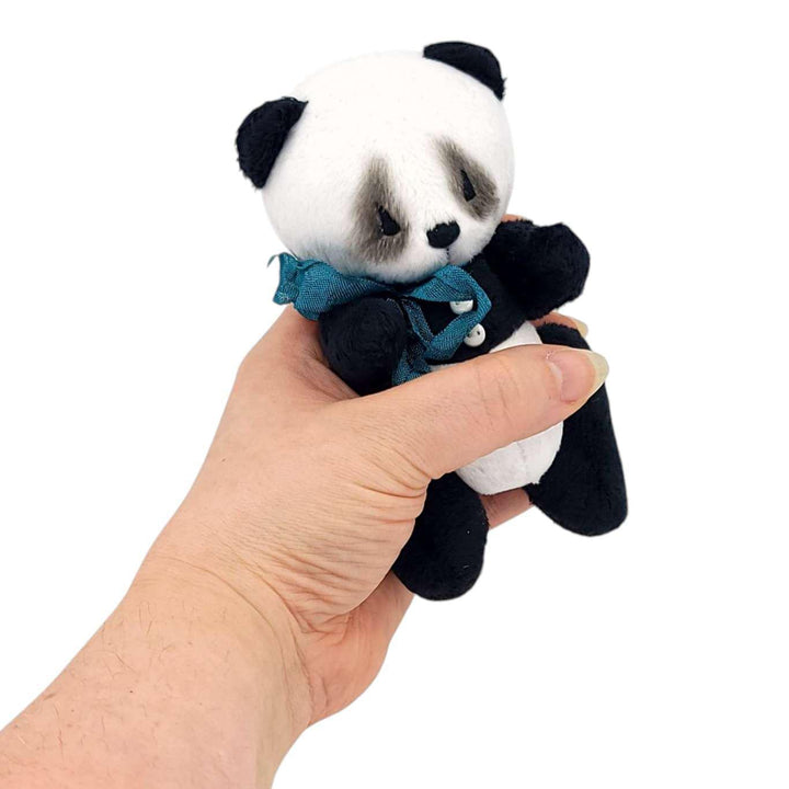 Plush - Panda with Teal Scarf by Frank and Bubby