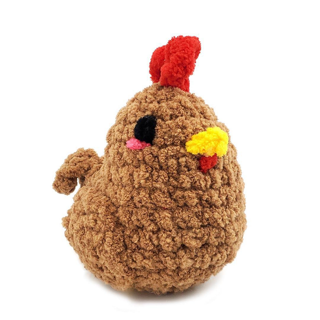 Plush Toy - Lil’ Hen (Brown) by Crittercrafts