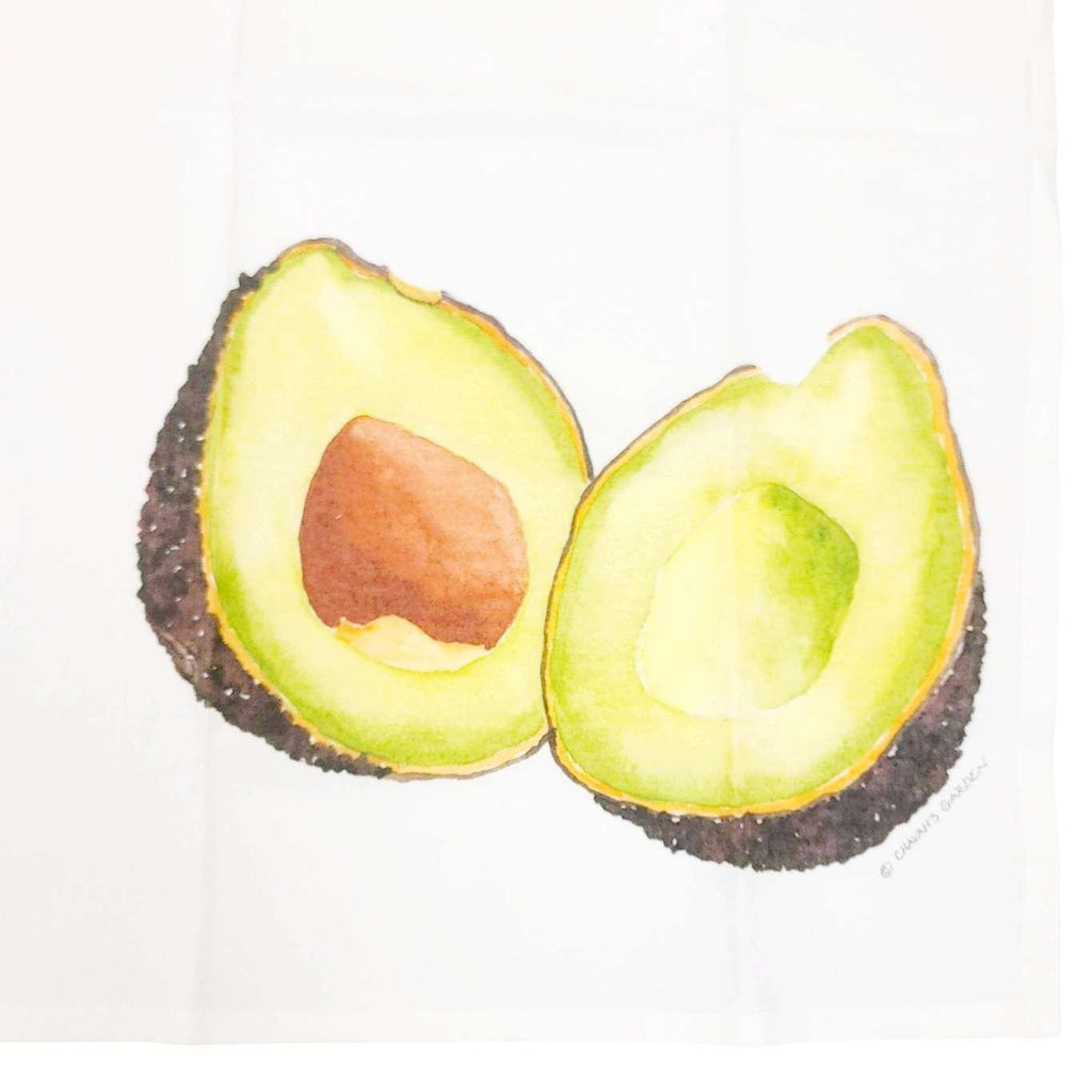 Tea Towel - Avocado by Chavah's Garden