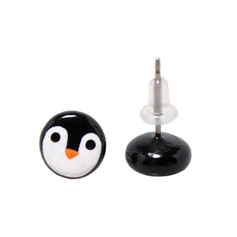 Earrings - Penguin Studs by Mariposa Miniatures