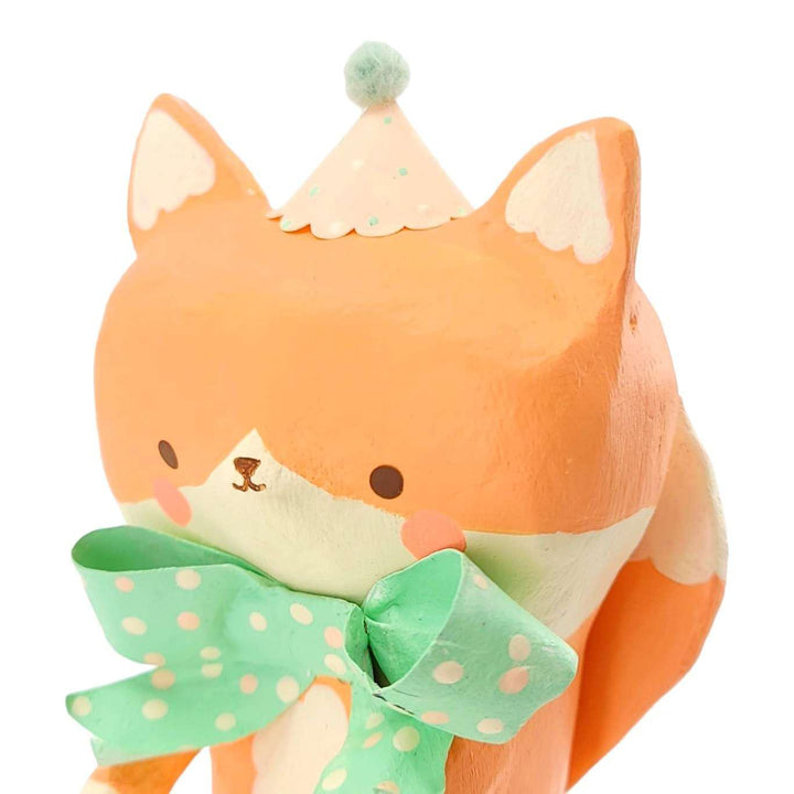 Sculpture - OOAK Paper Mache Fox by Chet and Dot