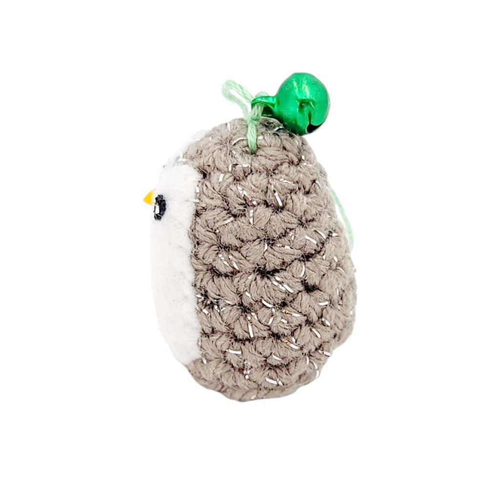 Ornament - Penguin with Bell (Gray) by Moyo Workshop