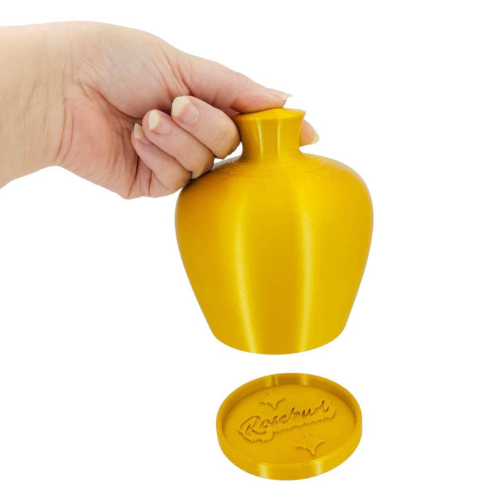 Thumb Pot - Smooth Water Bell with Drip Tray (Gold) by Rosebud Homegoods