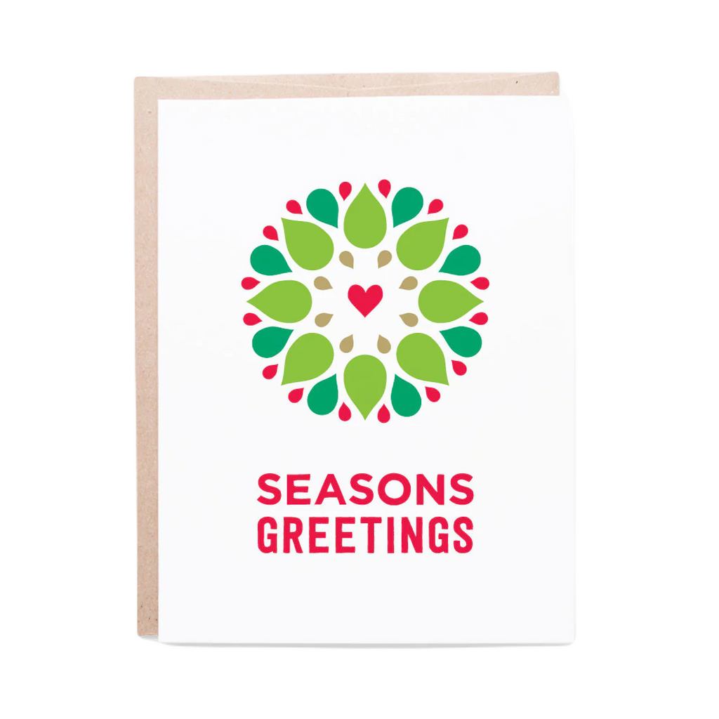 Card Box Set - Holiday - Seasonal Wreath (8) by Graphic Anthology
