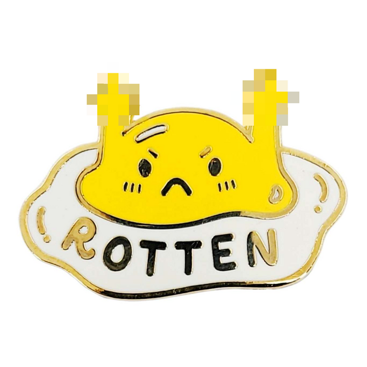 Enamel Pin - Very Rotten Egg (R-Rated) by Mis0 Happy