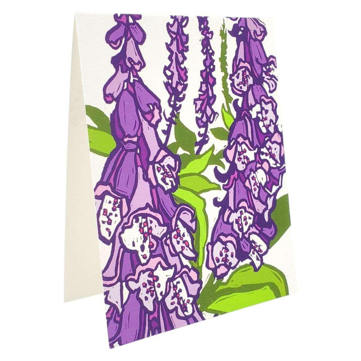 Card - All Occasion - Spring Purple Foxglove by Little Green