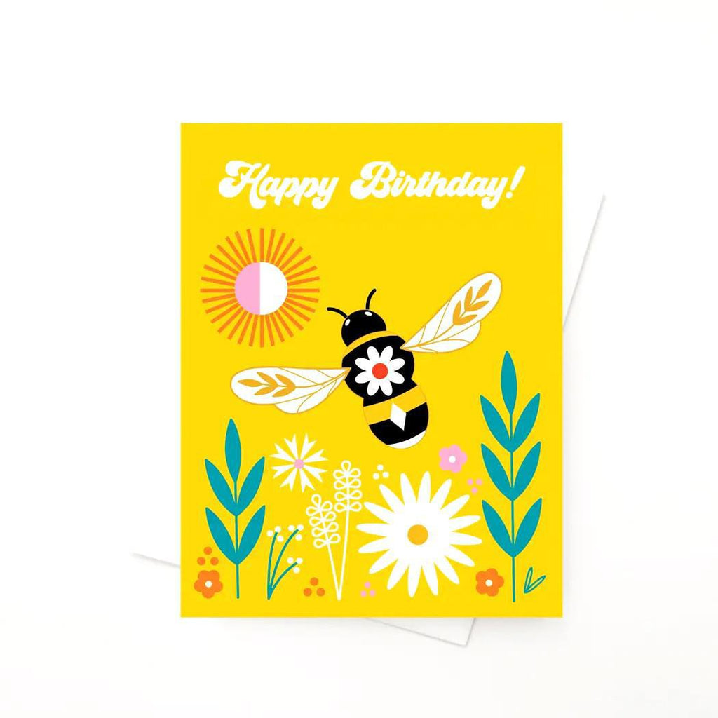 Card - Birthday - Happy Birthday Bee by Amber Leaders Designs