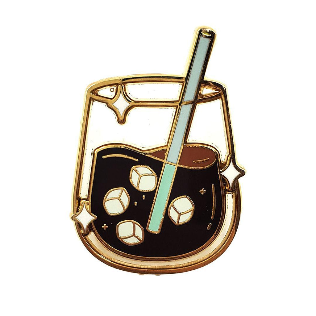 Enamel Pin - Iced Coffee by Occasionalish