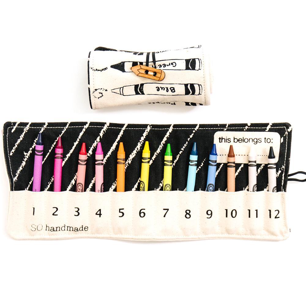 (30% Off) Rollup* - Crayon Set with 12 Crayons by So Handmade