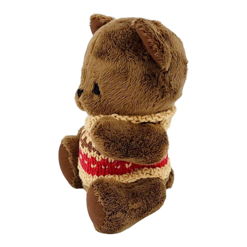 Plush - Brown Bear in Sweater by Frank and Bubby