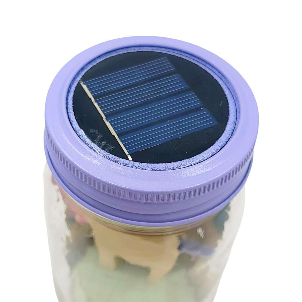 Solar Light - Mason Jar Unicorn by Tree by Kerri Lee