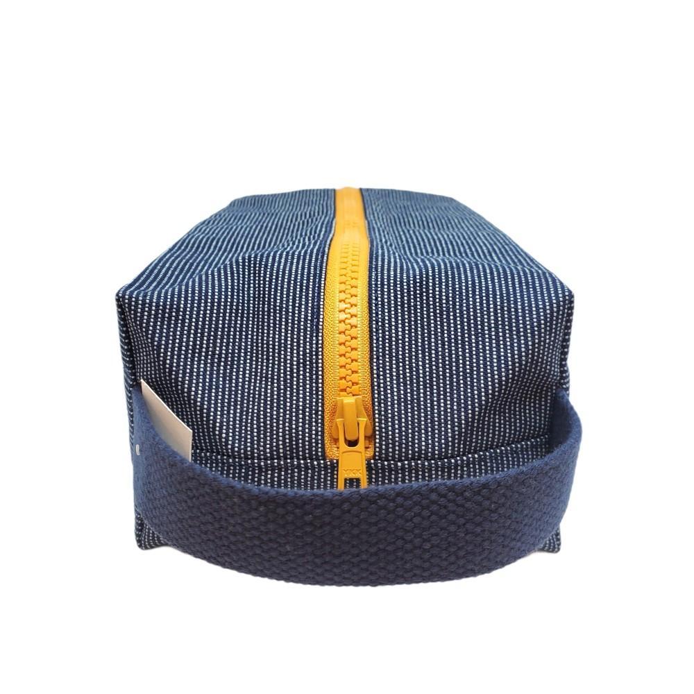 Box Zip - Dopp Kit (Denim Stitch) by Lady Alamo