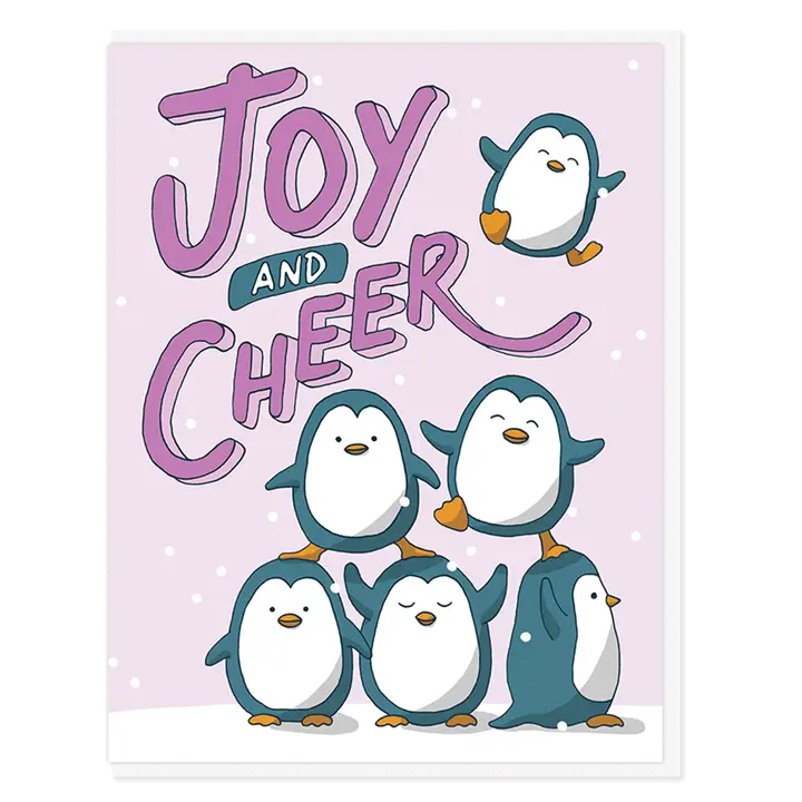 Card - Holiday - Penguin Pyramid by Semi Sweet Press
