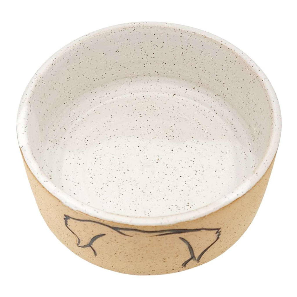 Pet Bowl - Mod Dog (Ceramic) by Hands On Ceramics