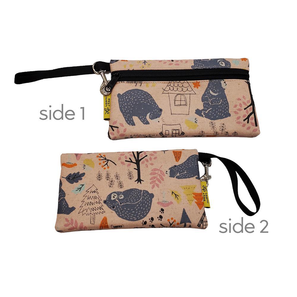 Wristlet Wallet – Medium – Animals (Assorted Designs) by Laarni and Tita