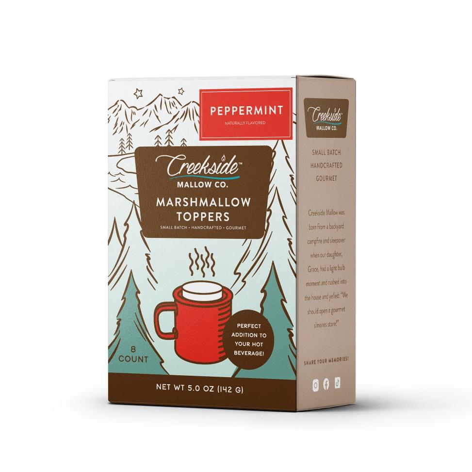 Marshmallows - Mug Toppers (Peppermint) by Creekside Mallow Co.