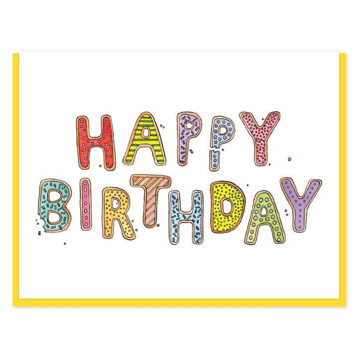 Card - Birthday - Cookies Happy Birthday by Semi Sweet Press