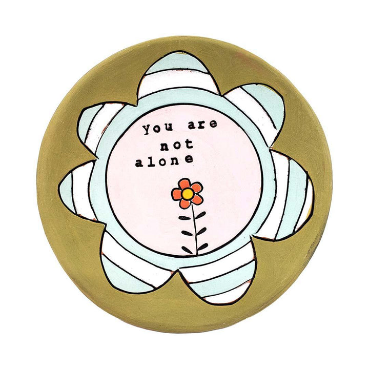 Ring Dish - 5in - You Are Not Alone (Assorted Colors) by Leslie Jenner Handmade
