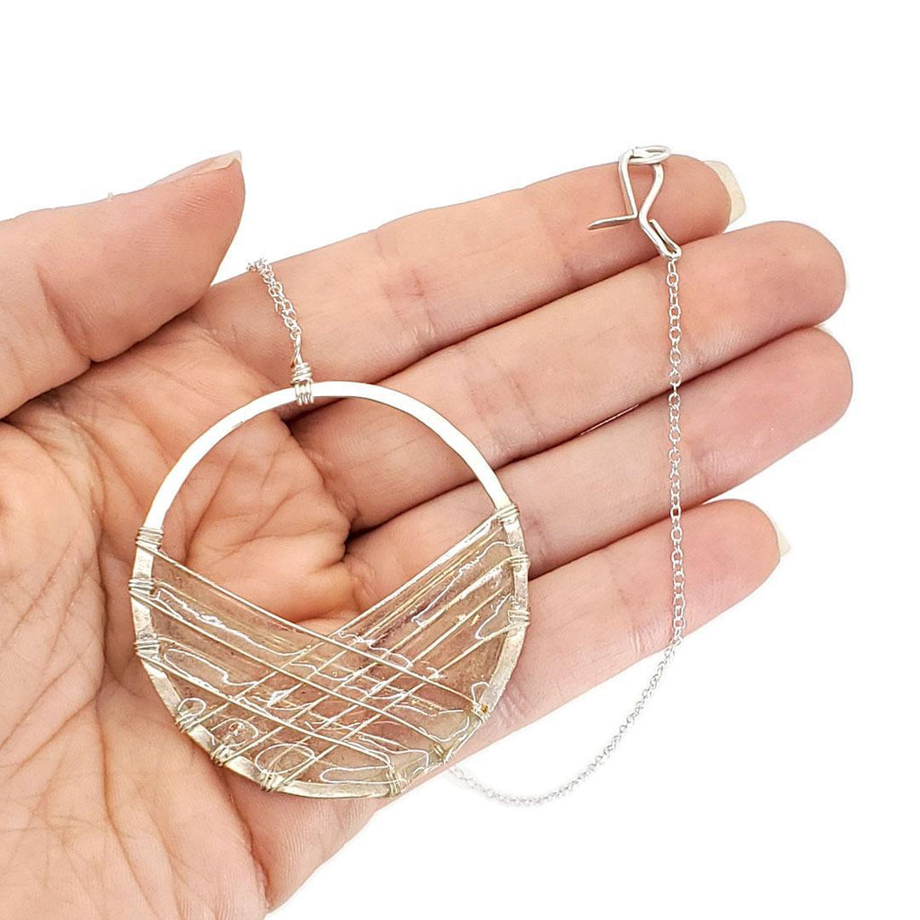 Necklace - Silver Bird's Nest (Ivory) by Verso