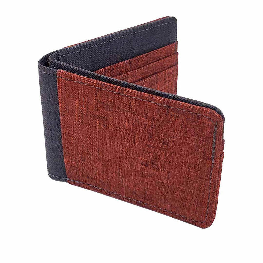 Bifold Wallets - Gray Canvas Fabric (Assorted Colors) Vegan by Hold Supply Company