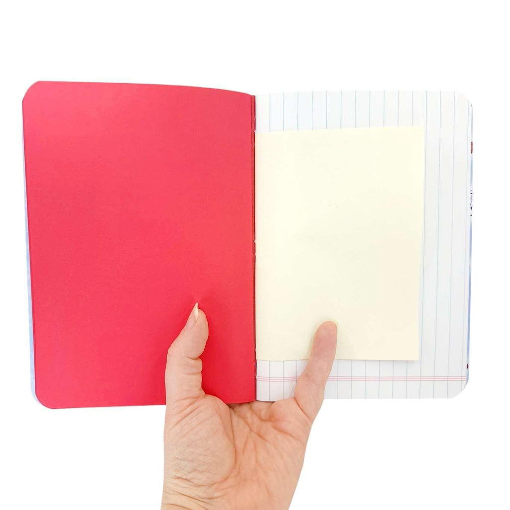 Journal - Red Mixed Paper Notebook (Large or Small) by Original Brooks