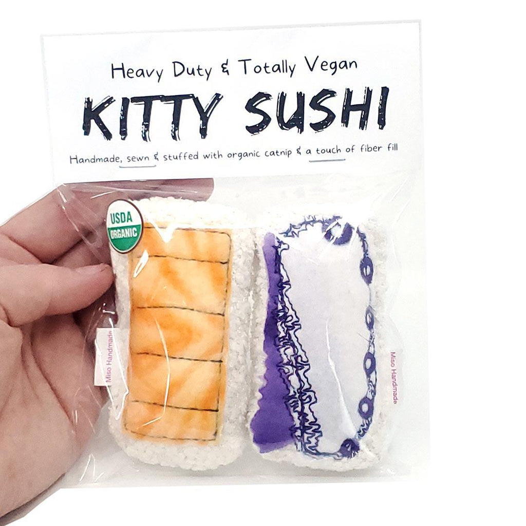 Cat Toy - Sushi (Set of 2) by Miso Handmade