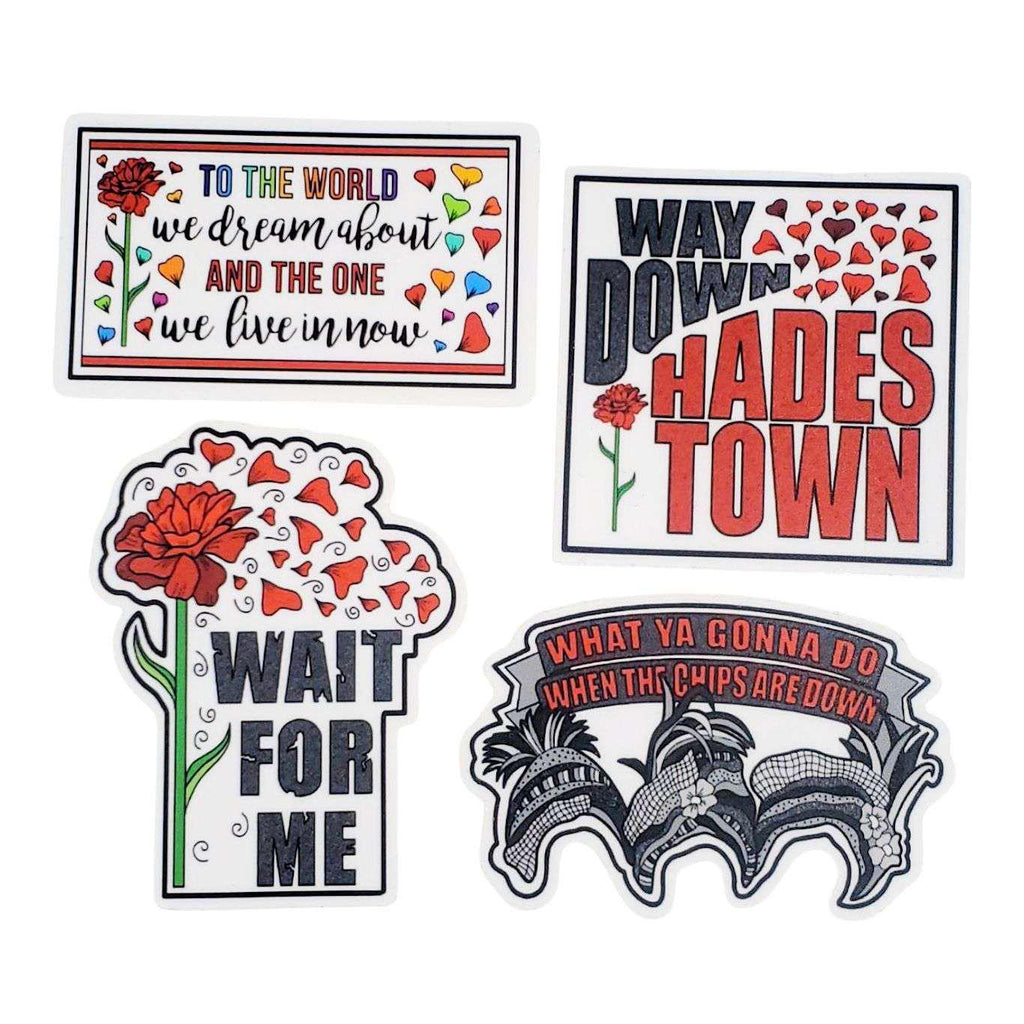 Sticker Pack - Set of 4 - Wait for Me by Coloring Broadway