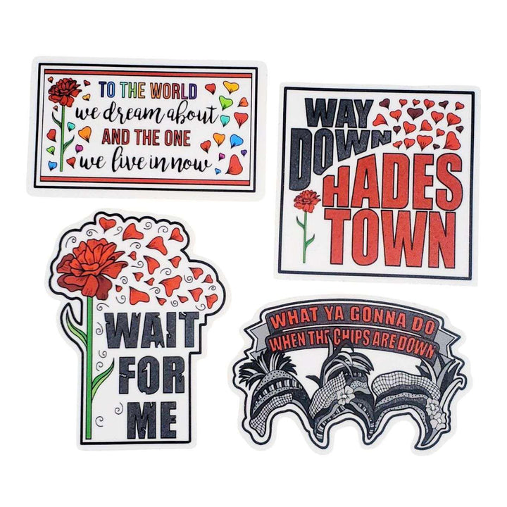 Sticker Pack - Set of 4 - Wait for Me by Coloring Broadway
