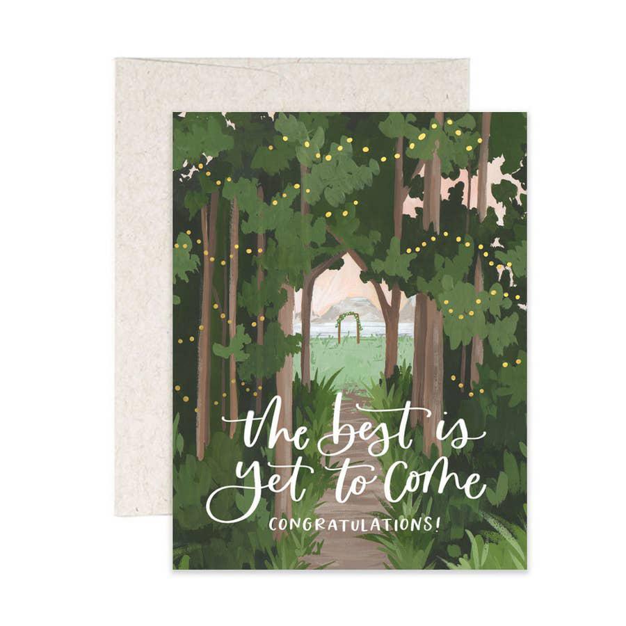 Card - Wedding - Best is Yet to Come Woods by 1Canoe2