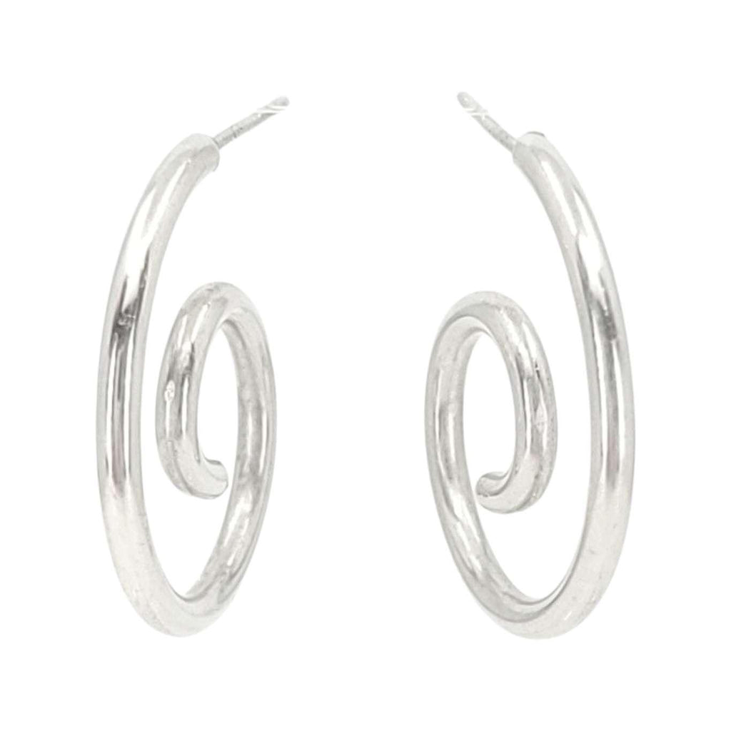 Earrings - Spiral Posts (Sterling Silver) by imakecutestuff