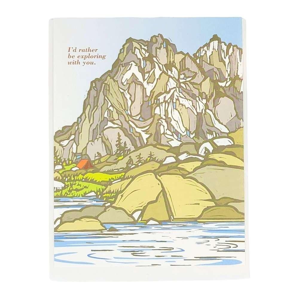 Card - Friendship - Rather be Exploring with You by Little Green