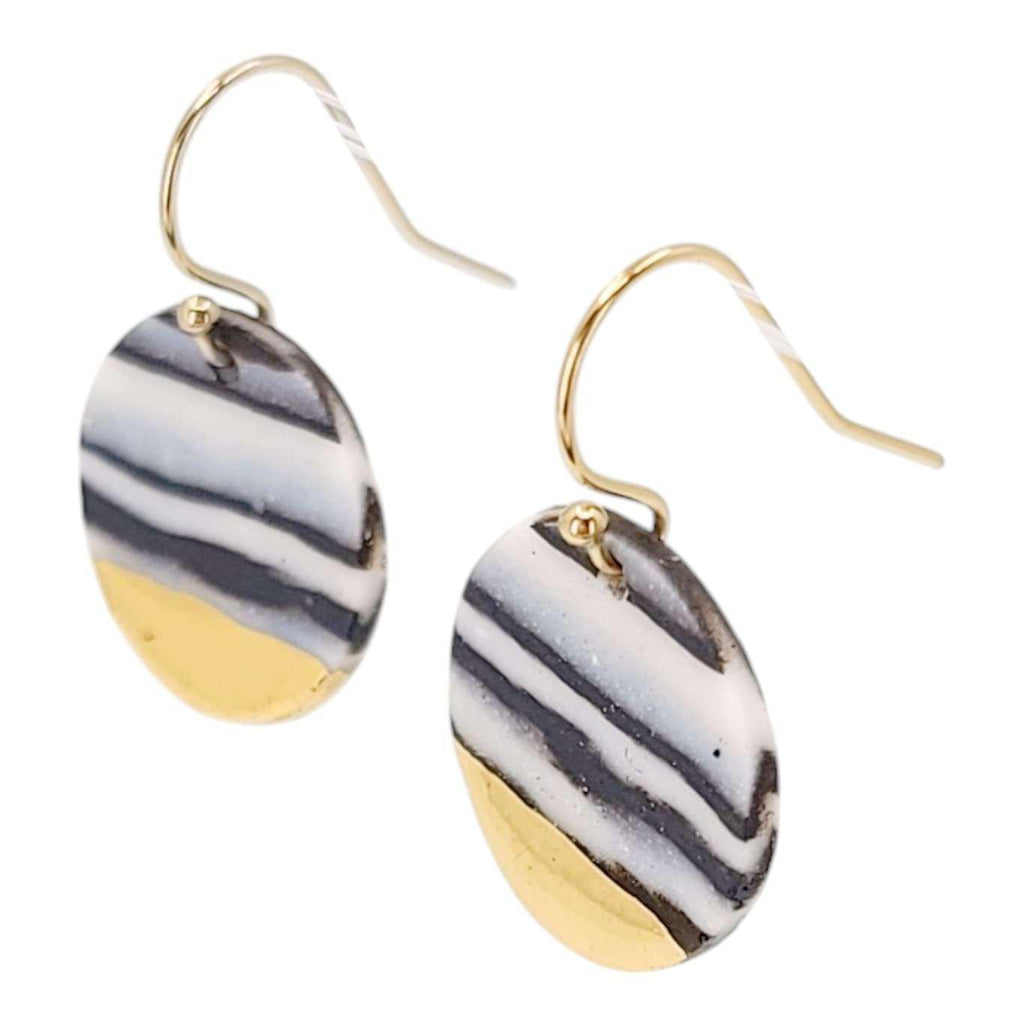 (20% Off) Earrings - Drops - Nene Circle by Almeda Jewelry