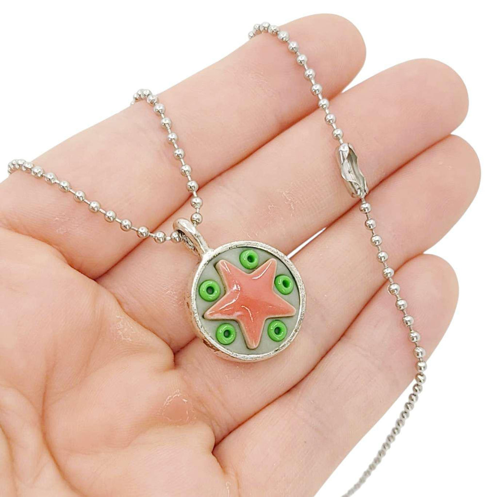 Necklace - Star Baby (Red Stars) by XV Studios