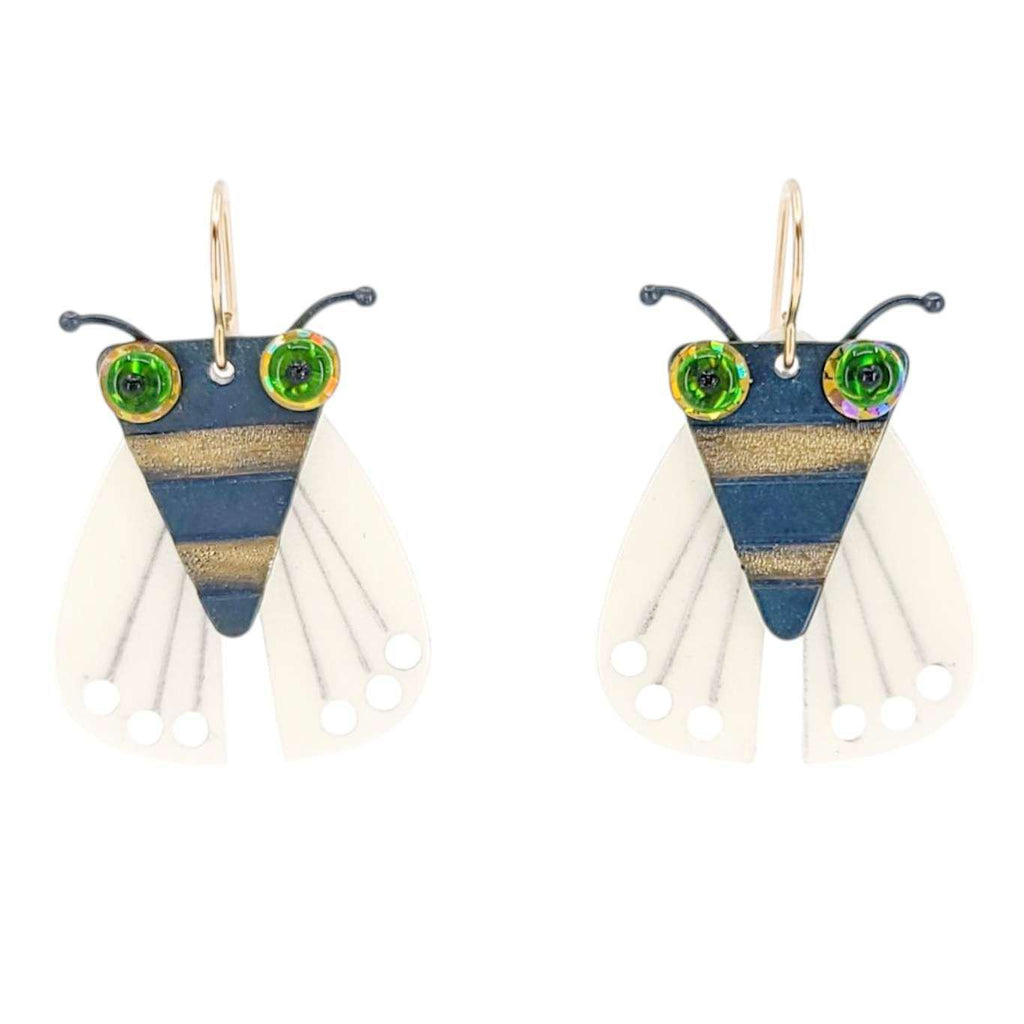 Earrings - Glow Bug (Glow in the Dark) by Chickenscratch