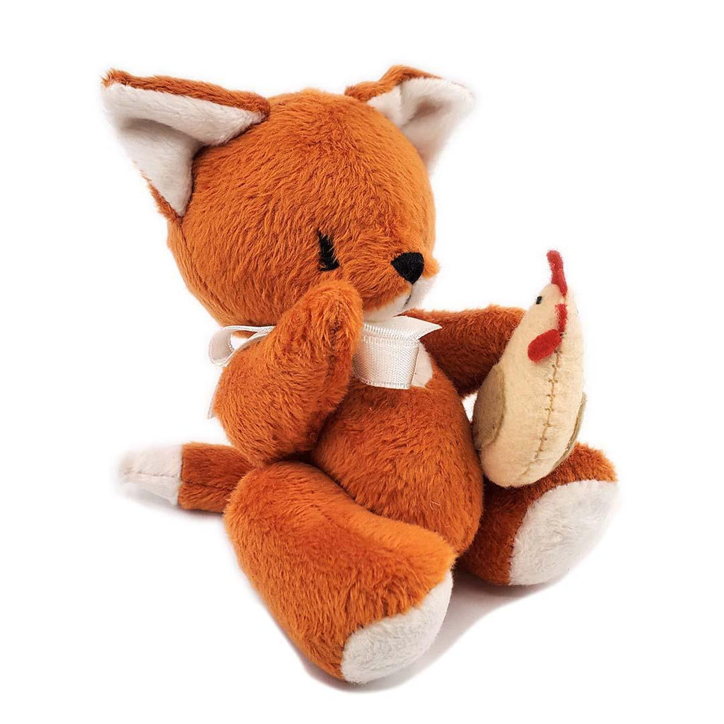 Plush - Fox with a Chicken Friend by Frank and Bubby