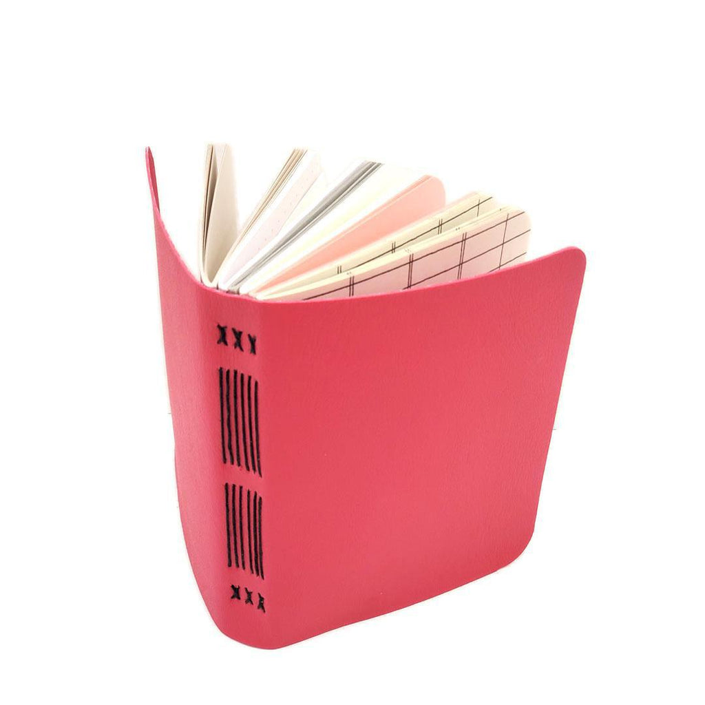 Journal - Pink Mixed Paper Notebook (Large or Small) by Original Brooks