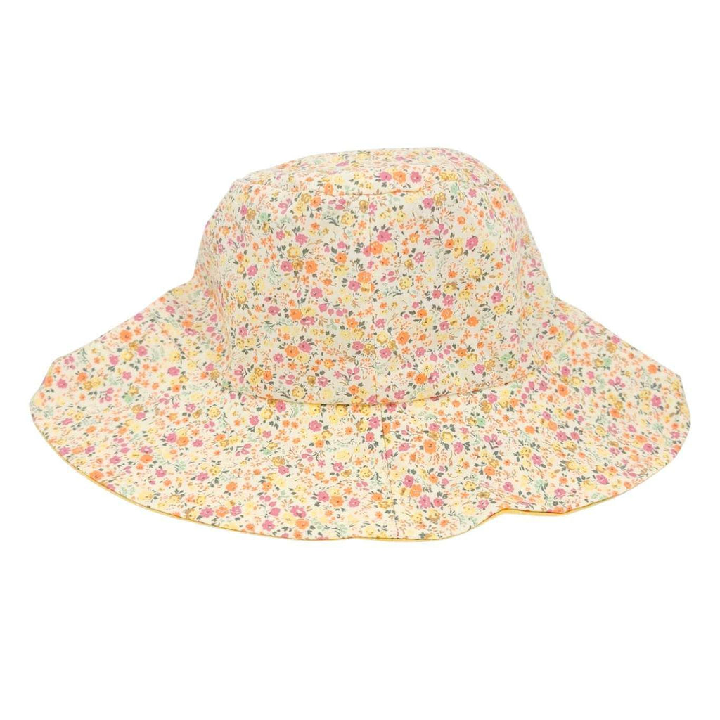 Hat - Reversible Bucket Hat (Marigold) by Urban Baby Bonnets