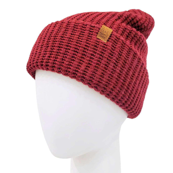 Adult Hat -  Kayo Beanie (Garnet) by G & L Positive Goods
