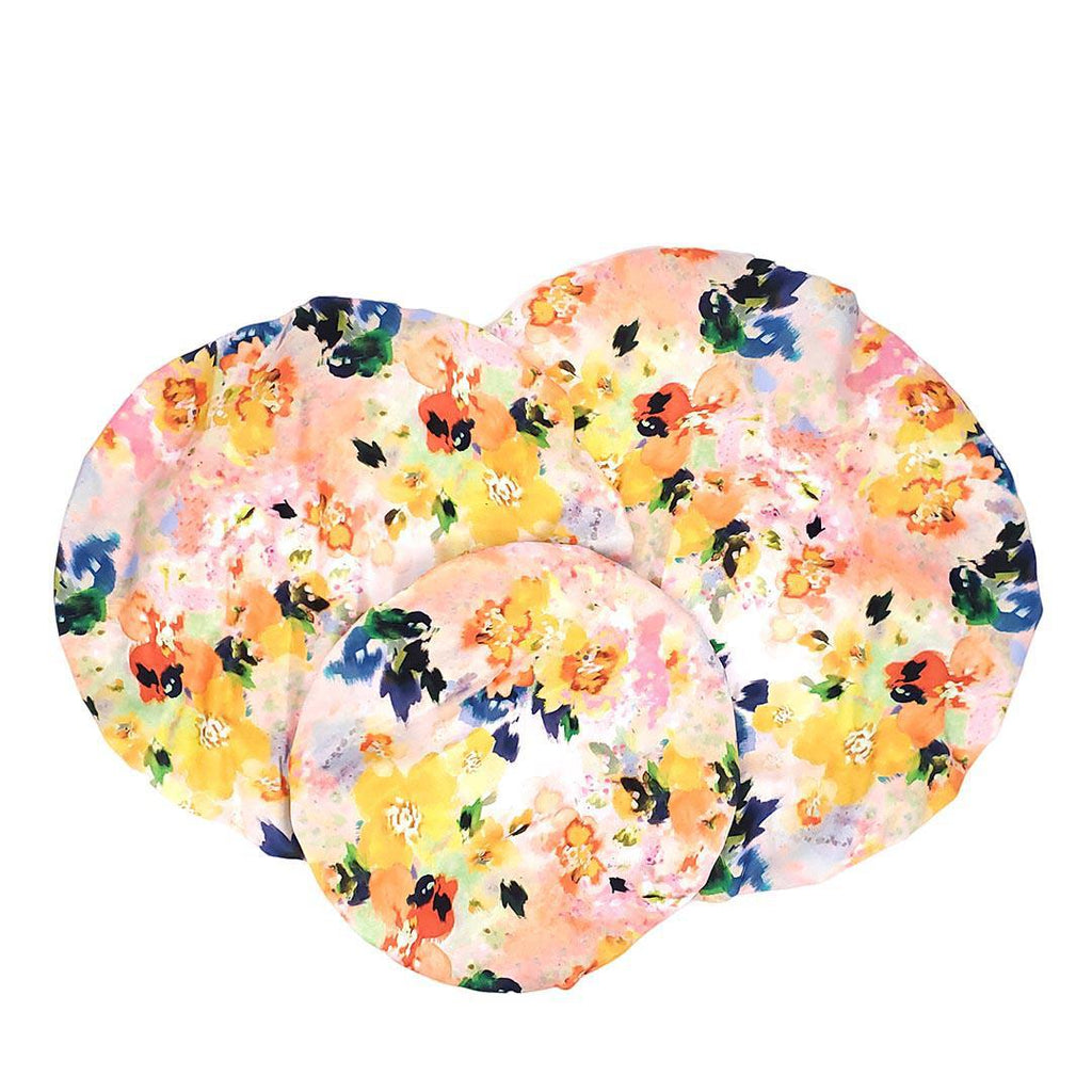 Bowl Covers - Enchanted Floral Set of 3 by Semi-Sustainable Goods