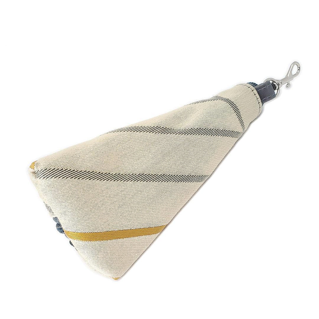 Accessory - Clip On Padded Eyeglass Case (Yellow Gray Geometric) by Crystalyn Kae