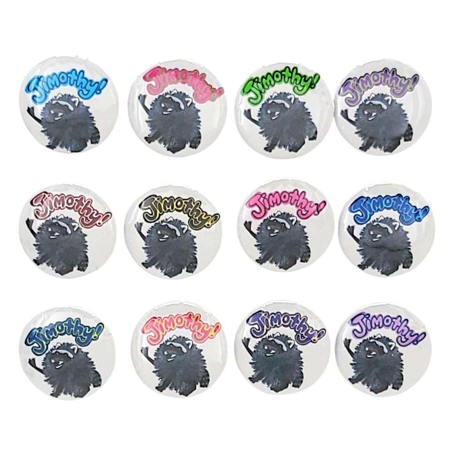 Button Magnet - 1.00in - Jimothy! (Assorted Colors) by The Handmade Showroom, image 5 of 6