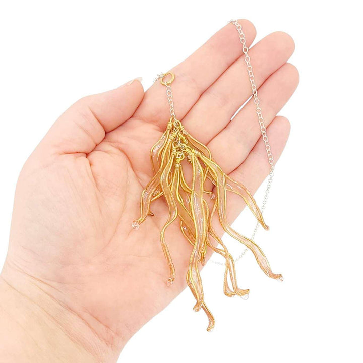 Necklace - Large Petal Cascade (Assorted Colors) by Verso