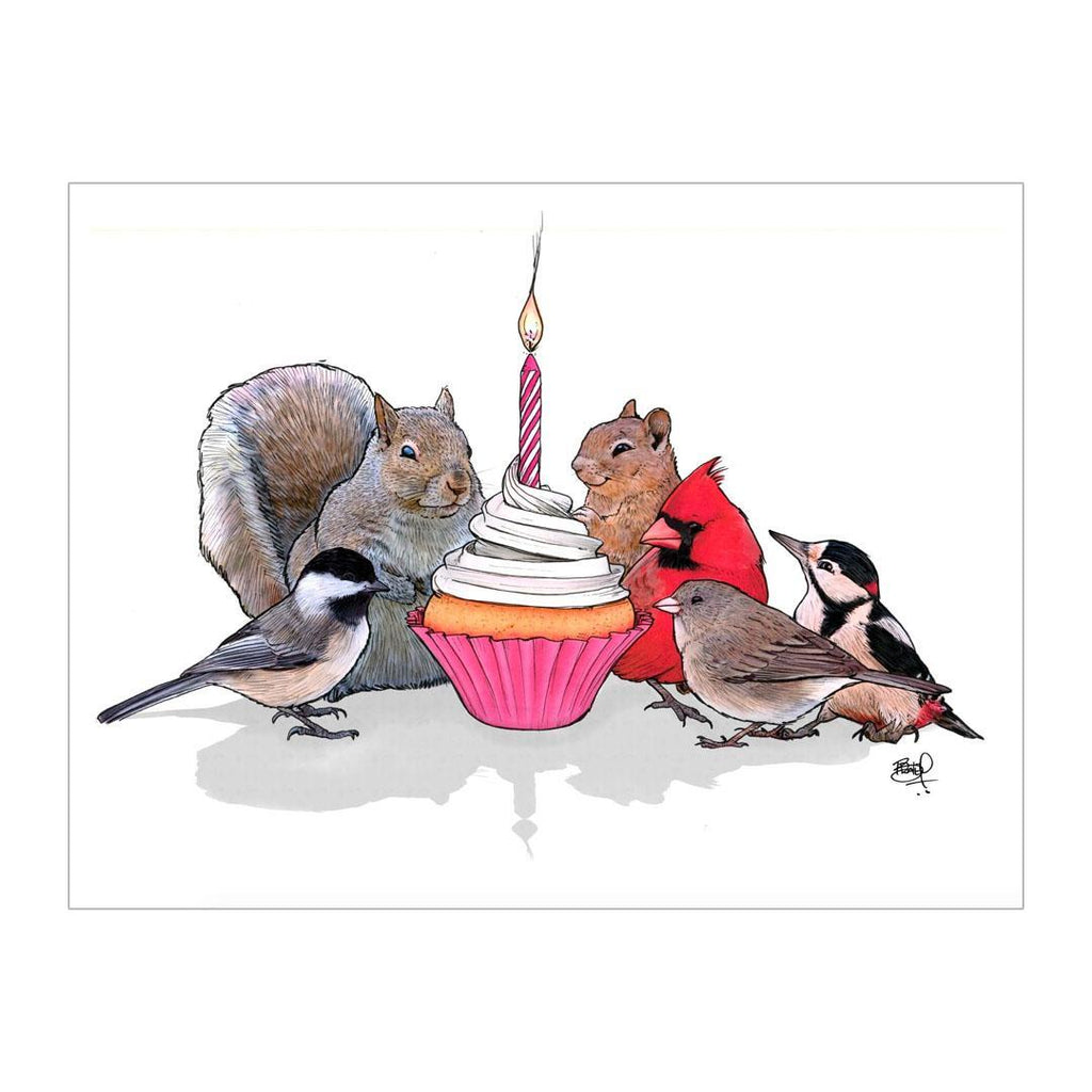 Card - Birthday - Birthday Wish (Woodland) by Shawn Braley