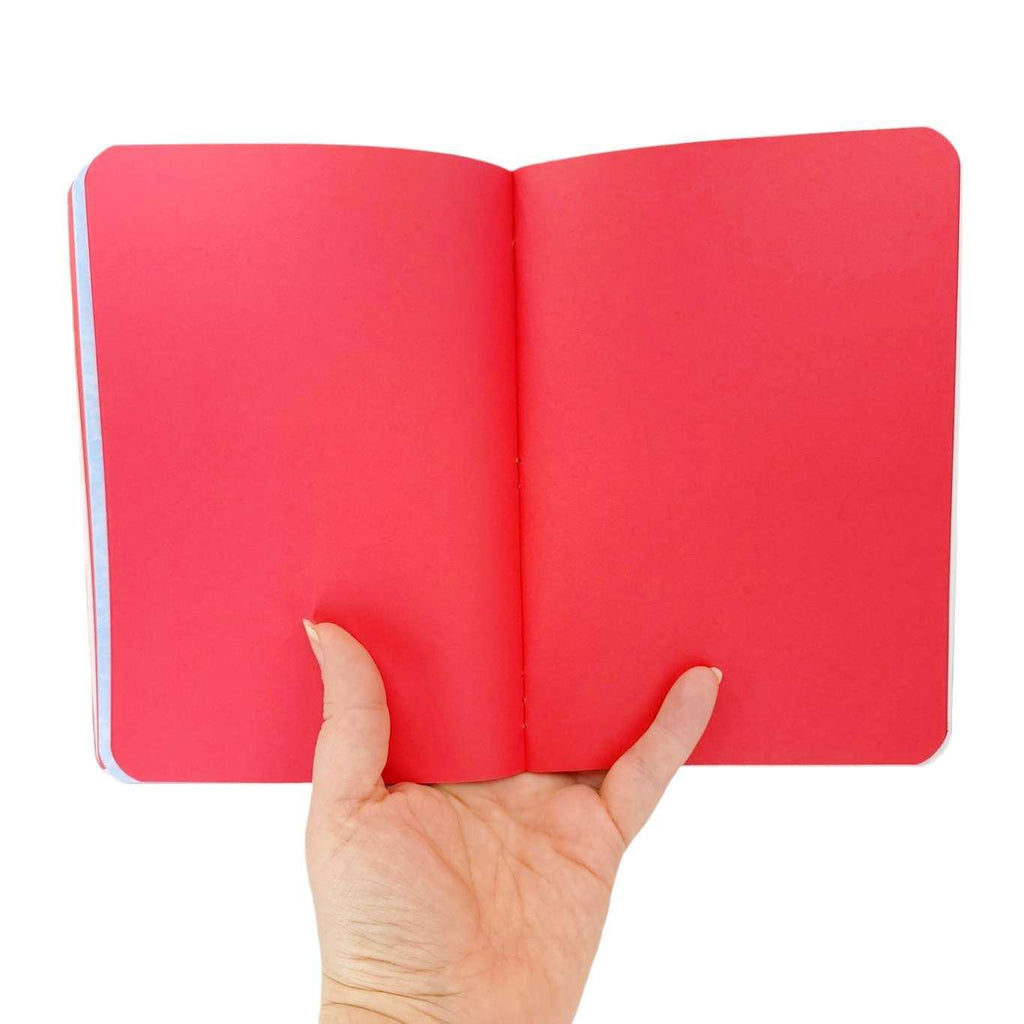 Journal - Red Mixed Paper Notebook (Large or Small) by Original Brooks