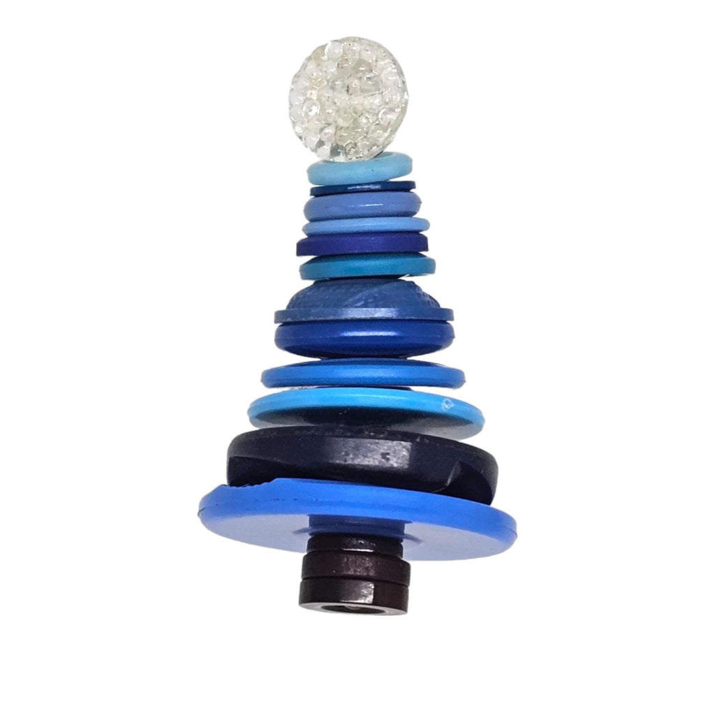 Ornament - Button Tree - Blues (Assorted Colors) by XV Studios